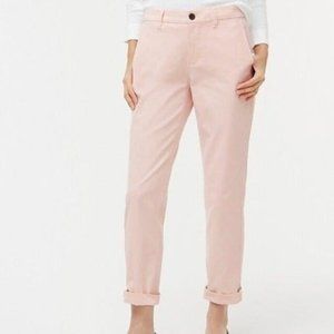 J.Crew Factory Pants Blush Pink High Rise Chino Size 10